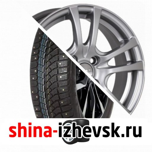 Колесо в сборе Viatti Brina Nordico (V-522) 185/65 R15 T 88 + СКАД Дели 6xR15 4×100 ET50 DIA60.1 Серебристый в Ижевске